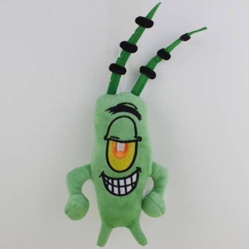 TONGROU Sponge Bob Squarepants 11" Sheldon J. Plankton Stuffed Animal Plush Soft Toy