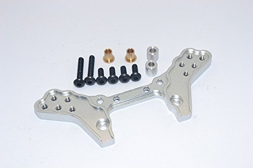 Tamiya DT-03 Upgrade Parts Aluminium Rear Shock Tower - 1Pc Silver