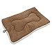 Best Pet Supplies Machine Washable Dog Crate Mat – Double-Sided Kennel Pad-Light Brown Suede, X-Largethumb 2