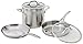 Calphalon 10-Piece AccuCore Stainless Steel Cookware Set
