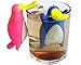 Happy Platypus Couple Tea Infusers- Funny Loose Leaf Tea Infuser, Strainer-Deep Tea Mug/ Cup Infuser- Great For Herbal Tea Or Mulling Spices-Top Quality Food Grade Silicone- Great Tea Gift Set Idea