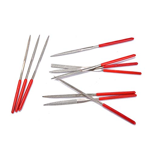 image for LIOOBO Metal Files for Guitars Repairing Nut Saddle and Pick Guard Tun