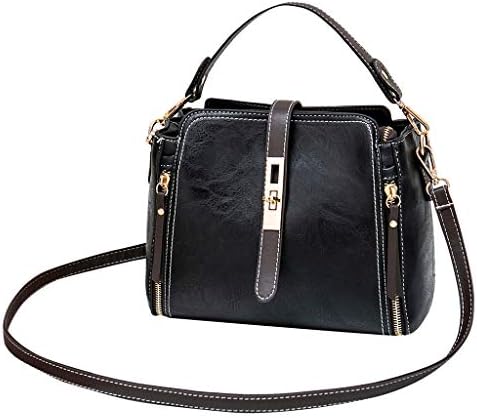 JIUDASG Women's Fashion Zipper Joker Bucket Bag Single Shoulder Messenger Bags