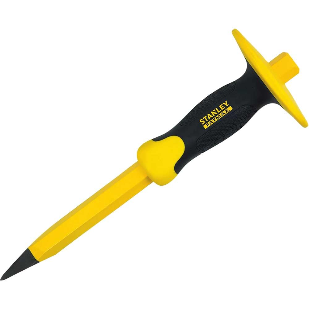 STANLEY 3/4x12" Concrete Chisel with Guard, 4-18-0329