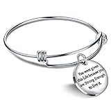 lauhonmin Inspirational Bracelet Expandable Bangle - You were given this life because you are strong enough to live