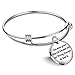 Inspirational Bracelet Expandable Bangle - You were given this life because you are strong enough to live