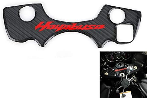 LIWIN Motorbike Accessories For SUZUKI GSXR1300 Hayabusa 2008 2009 2010 2011 2012 Motorcycle Carbon 3D Stickers Decal Tank Protection Pad (Color : Black)