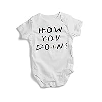 Promini Cute Friends Tv Show Cotton Baby Bodysuit Cool Infant One-Piece Baby Bodysuit Baby Romper