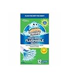 Scrubbing Bubbles Fresh Brush Toilet Cleaner Flushable Refill-12 ct. (Pack of 3)