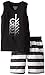 Calvin Klein Little Boys' Tank with Stripes Shorts