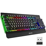 Gaming Keyboard Wireless, Light Up LED