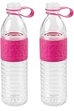 Copco Hydra Resuable Water Bottle, 20-Ounce, Pink (2 Pack)