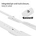 UMTELE Soft Silicone Replacement Strap with Rose Gold Frame Compatible for Fitbit Blaze Smart Fitness Watch, Small, White