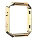 For Fitbit Blaze, TOOPOOT Stainless Steel Replace Metal Frame For Fitbit Blaze Smart Watch (gold)