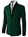 H2H Mens Slim Fit Stylish Casual One Button Suit Coat Jacket Business Blazers
