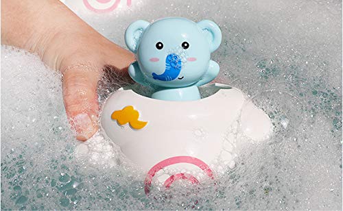 MOOYE Nimbus Rain Clouds Fun Playing Water Baby Shower Bath Educational Toys Bathing Water Spraying Tool Kids Toddlers Children (Elephant Shower) - Thumbnail 3