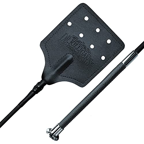 Dr. Killigan’s Leather Fly Swatter Heavy Duty Flyswatter Durable Long Handle FlySwatter