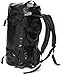 Helly Hansen Classic Duffel Bag with Backpack Straps, 990 Black, 50-Liter (Medium)