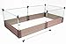 Frame-It-All Small Animal Barrier Stainless Steel Expandable Garden Fence