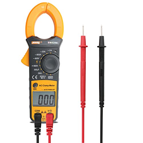 Xcellent Global Digital Clamp Meter Auto-Ranging Multimeter Electronic Measuring Instrument DIY Hand Tools with Voltage, AC Current, Diode and Resistance Test PC033