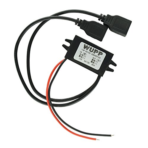 Queenti New DC 8-22 V to 5V 3A / 15W Power Adapter Dual USB Power Adapter DC Step-Down Converter Kit For GPS Car Charger Cable Tablet PC Mobile Phone PDA DVR Recorder