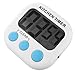 Sminiker Professional 2pcs Countdown Timer Magnetic Digital Kitchen Timer for Cooking Large LCD Display Batteries Included