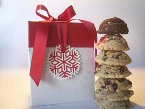 Frostines Edibles Red Gift Box of 24 Cranberry Cookies ...