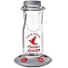 More Birds Jersey Hummingbird Feeder, Glass Milk Bottle Hummingbird Feeder for Outdoors, 5 Feeding Stations, 18 Ounces