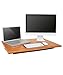 Stand Up Desk Store AirRise Standing Desk Converter – Adjustable Height, Single Tier, 32 Inches Long, Teak