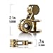 ORBIT by Infinite Spin - Double Bearing Brass Fidget Toy - Premium R188 Bearings