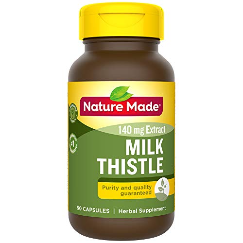 Nature Made Milk Thistle Extract 140mg, 50 Capsules (Pack of 3)