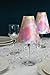 David Tutera Wine Glass Shades Vellum Garden Romance Floral Print 8pcs