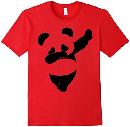 Men's Dabbing Panda T-Shirt Dabbing Dance Panda Medium Red