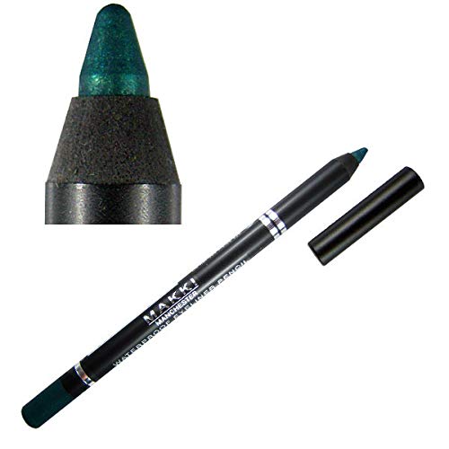 Metallic Sparkly Green Waterproof Glide on Eyeliner Colour Shade Number 09 Super long stay smudge proof Eye Liner — image 1