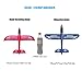 MIMIDOU 2 PCS Slingshot Planes 2 Flight Mode Glider Plane 2 Ways to Play Outdoor for Kids Good styrofoam Airplane as Gift.