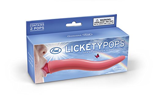 Fred LICKETY POPS Tongue-Shaped Ice Pops, Set of 2
