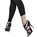 Angelina Plush-Lined Leggings, Black, One Size