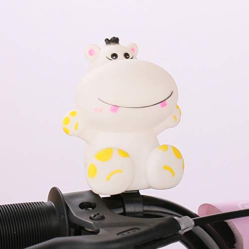 Bocina De Bicicleta Para Niños Con Forma De Dinosaurio - De Silicona, Con Reflectores, Color Verde