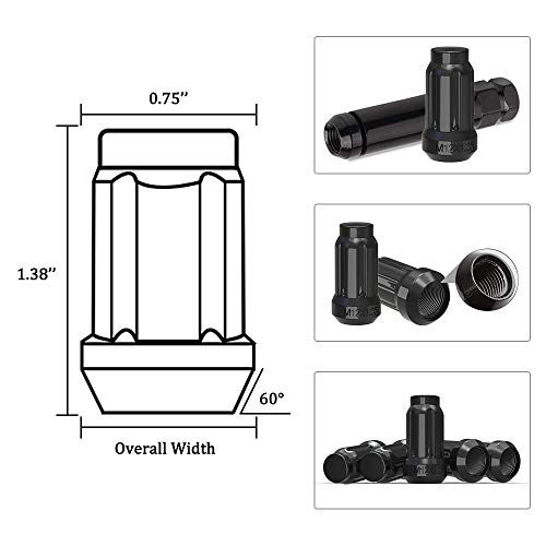 5 YITAMOTOR+12x1+25+Black+Spline+Conical