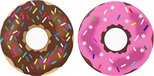 Set 2 Sprinkle Chocolate Donuts Dessert 1.25â€ Pinback Buttons Pins