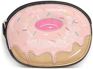 Viviesta Women's Food Fruit Novelty Fun Cute Street Fashion Statement Clutch Bag Handbag - Doughnut