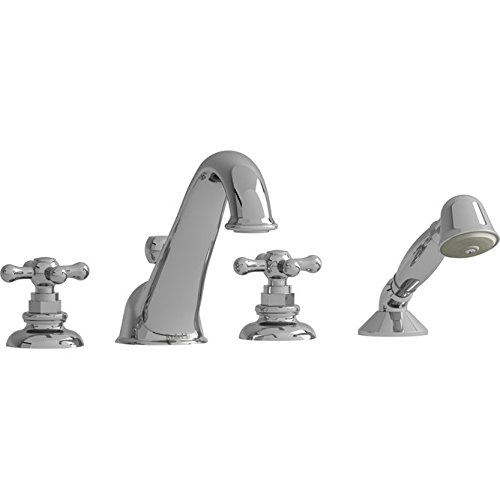 Riobel Tub Shower Ro12 4 Piece Deck Mount Faucet With Hand Shower