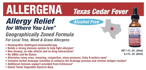 PROGENA Allergena Texas Cedar Fever (2 Fl Ounce, Adult)