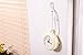 UPIT Water Resistance Clock with String 4.72 x 1.57 x 5.71 inch, (Ivory)
