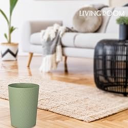 UUJOLY Small Trash Can Wastebasket Garbage Can