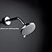 Purelux Shower Head 4 Inches Wall Mounted, 3 Spray Chrome Finish Showerhead, 5 Year Warranty