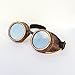 Designed in USA New Real Metal Feel and Look Handcrafted 2pcs Steampunk Victorian Retro Vintage Welding Halloween Goggles Cyber Punk Gothic Glasses  Perfect For Costumes and Cosplay