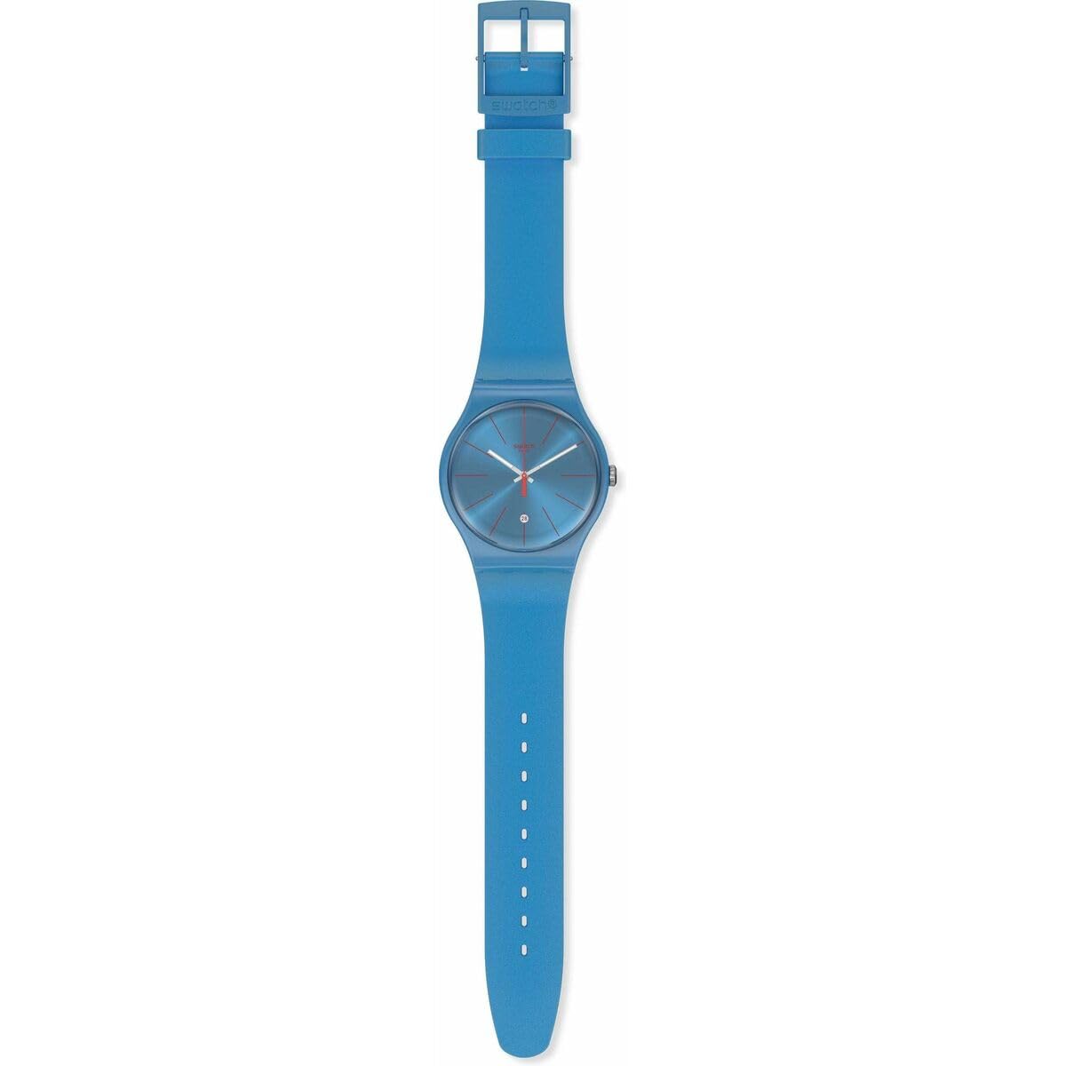 Swatch Men's Analogue Digital Automatic Watch with Strap S7262922, Multicoloured, Strap.