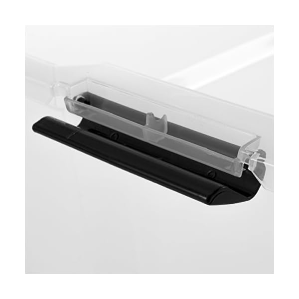 Iris Ohyama Aufbewahrungsbox mit Deckel, 45L, 2er-Set, Transparent, SchnappverschlÃ¼sse mit Griffen, Stapelbar, Stark & Langlebig, FÃ¼r Kleidung, Garage, Zuhause, BÃ¼ro, Plastikbox, Lagerung TB-45 – Bild 5