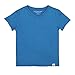 Burt's Bees Baby Baby Boys' T-Shirt, Short Sleeve V-Neck and Crewneck Tees, 100% Organic Cotton, Blue Jay, 12 Months